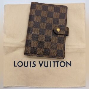 Louis Vuitton Damier Ebene Agenda or passport cover
